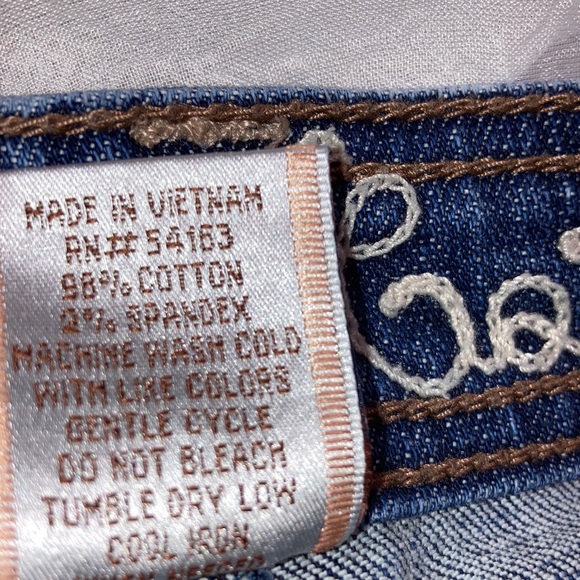 Industrial Cotton Rolled Up Hem Jean Shorts Size 1 - Picture 10 of 10